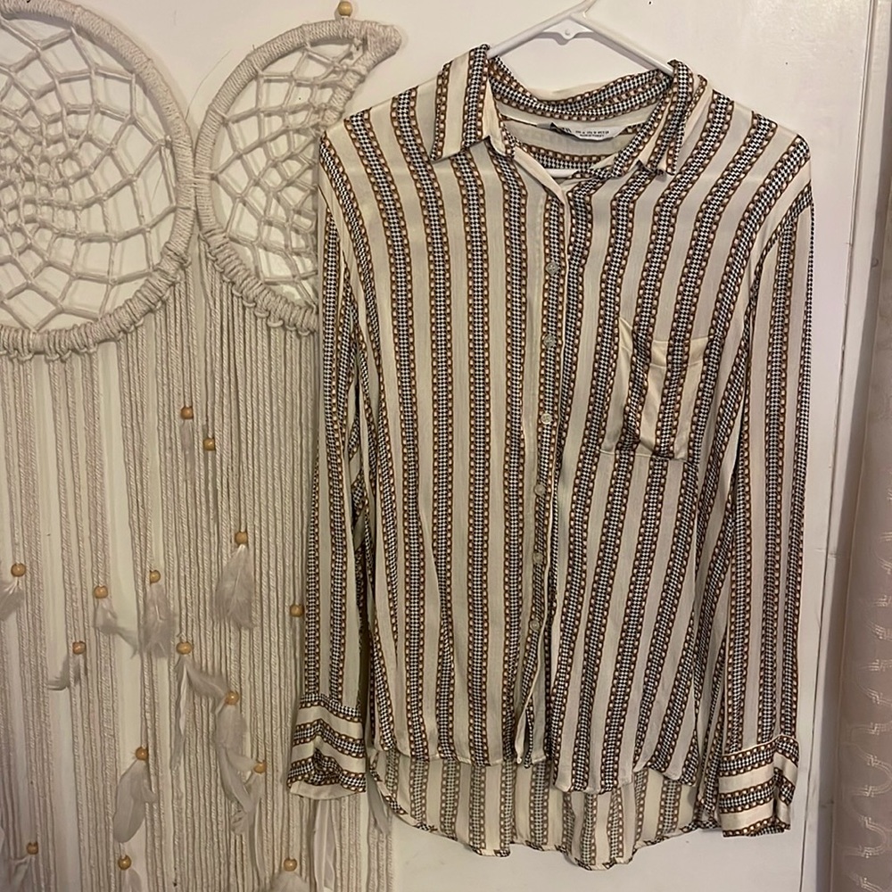 ZARA Chain you down Blouse